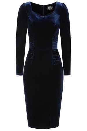 Tia Velvet Wiggle Dress